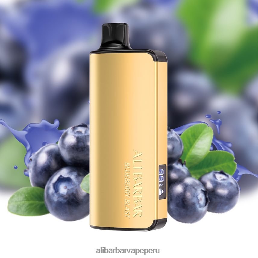Alibarbar Vape Review explosión de arándanos - Alibarbar Ingot 9000 vaporizadores desechables NVVZPZ15